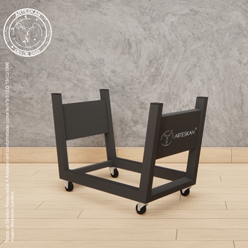 CARRINHO REFORÇADO PARA PLACAS DE AMOSTRAS