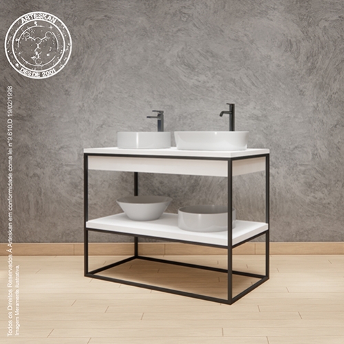 PRATELEIRA DUPLA PARA CUBAS